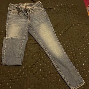 Universal Thread skinny jeans, dark demin with washout